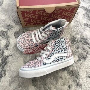 Vans- Sk8 Hi Zip Toddler Girl